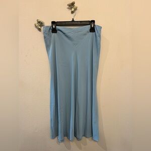 Time and Tru Sky Blue Maxi Skirt